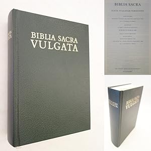 Bild des Verkufers fr BIBLIA SACRA IUXTA VULGATAM VERSIONEM, 2 Bnde. Tomus 1: Genesis - Psalmi. Tomus 2: Proverbia - Apocalypsis Appendix * 2 Bnde in 1 ( v o l l s t  n d i g ) zum Verkauf von Galerie fr gegenstndliche Kunst