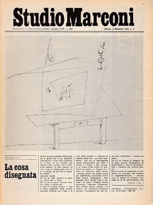 Studio Marconi. Bolletino, notiziario, catalogo delle Studio Marconi. Milano, 2 dicembre 1976, n. 9.