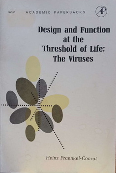 Seller image for Design and Function at the Threshold of Life: The Viruses for sale by Eaglestones