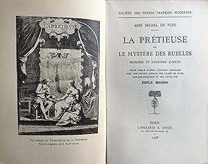 La prétieuse, ou Le mystère des ruelles. Premiére [-quatrième] parties. Texte publié d'après l'éd...