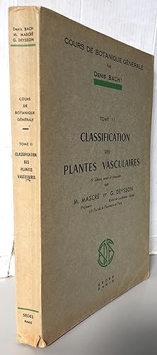 Imagen del vendedor de Classification des plantes vasculaires a la venta por Librairie Thot