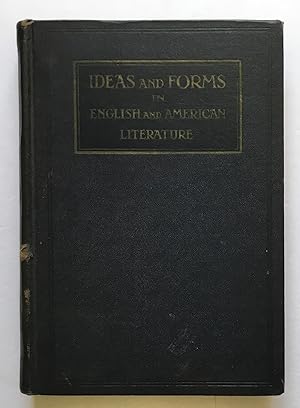 Bild des Verkufers fr Ideas and Forms in English and American Literature. Volume II. Drama and Prose. zum Verkauf von Monkey House Books