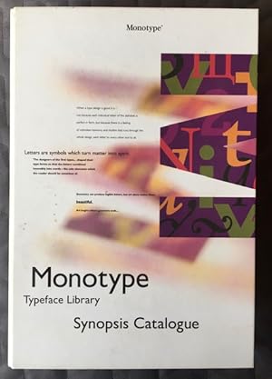 Monotype Typeface Library Synopsis Catalogue