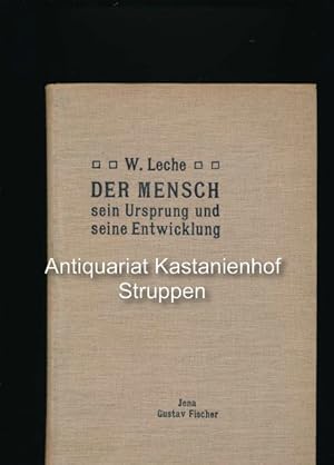 Bild des Verkufers fr Der Mensch, sein Ursprung und seine Entwicklung,In gemeinverstndlicher Darstellung (Nach der 2. schwedischen Auflage) zum Verkauf von Antiquariat Kastanienhof