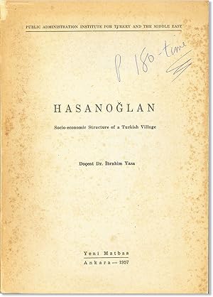 Hasanoglan: Socio-Economic Structure of a Turkish Village