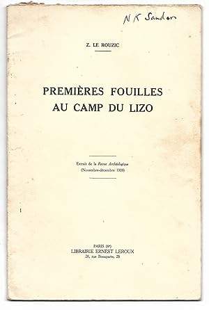 Seller image for Premires Fouilles Au Camp Du Lizo [Extract from Revue Archologique (Nov-Dec 1933)] for sale by The Bookshop at Beech Cottage