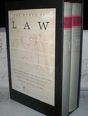 The World of Law in Two Volumes: I-The Law IN Literature and II-The Law AS Literature (Boxed Set)
