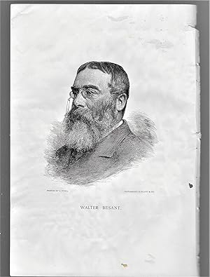 Bild des Verkufers fr Walter Besant, Portrait zum Verkauf von Legacy Books II
