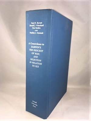 Seller image for A Concordance to Darwin's the Descent of Man, and Selection in Relation to Sex for sale by Great Expectations Rare Books