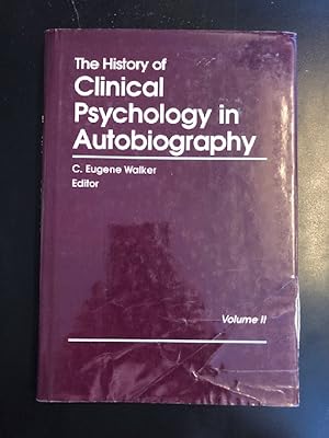 Imagen del vendedor de The History of Clinical Psychology in Autobiography Volume 2 a la venta por Last Word Books