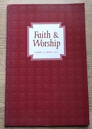 Image du vendeur pour Faith & Worship: Numbers 73: Trinity 2013 mis en vente par Peter & Rachel Reynolds