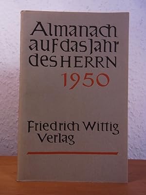 Bild des Verkufers fr Almanach auf das Jahr des Herrn 1950 zum Verkauf von Antiquariat Weber