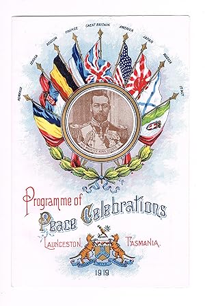 Programme of Peace Celebrations, Launceston Tasmania 1919