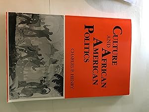 Seller image for Culture and African American Politics (Blacks in the Diaspo) for sale by H&G Antiquarian Books