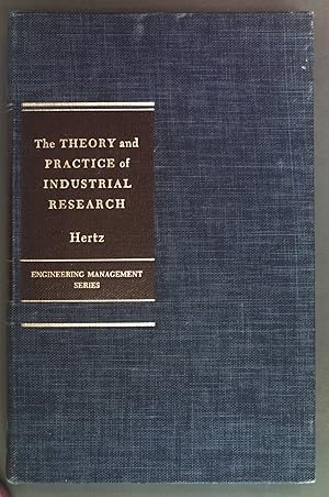 Bild des Verkufers fr The theory and practice of industrial research. zum Verkauf von books4less (Versandantiquariat Petra Gros GmbH & Co. KG)