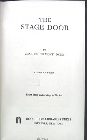 Seller image for The stage door Short Story Index Reprint Series for sale by books4less (Versandantiquariat Petra Gros GmbH & Co. KG)