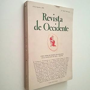 Imagen del vendedor de Cien aos de poesa en espaol, en el centenario de Azul. (1888-1988). Revista de Occidente n. 86-87 (Julio-Agosto, 1988) a la venta por MAUTALOS LIBRERA