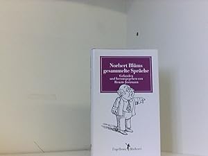 Seller image for Norbert Blms gesammelte Sprche for sale by Book Broker