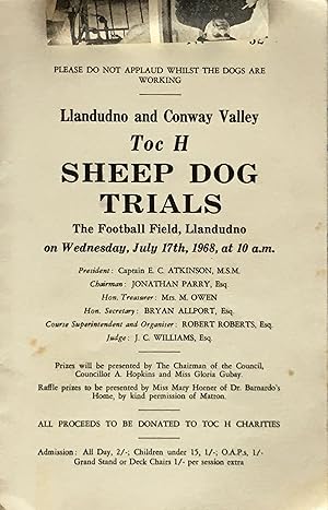 Sheepdog trials, the Football field, Llandudno