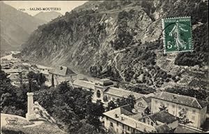 Ansichtskarte / Postkarte Moûtiers Souviers, Blick auf den Ort