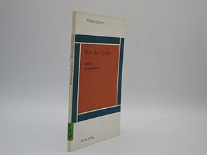 Welt ohne Utopie. Essay über einige Aspekte des. Säkularismus.