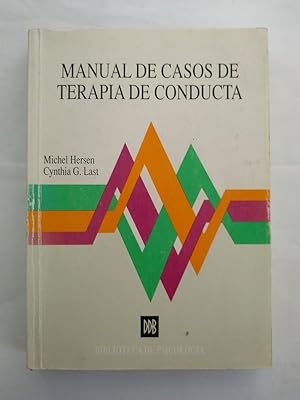 Seller image for Manual de casos de terapia de conducta for sale by Libros Ambig