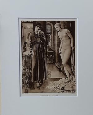 Bild des Verkufers fr Pygmalion & Galate. - (Heliogravure - aus: Gazette des Beaux-Arts / 1900) zum Verkauf von BuchKunst-Usedom / Kunsthalle