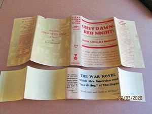 Grey Dawn Red Night First Edition Hardback in Original Dustjacket with rare Wrap-band