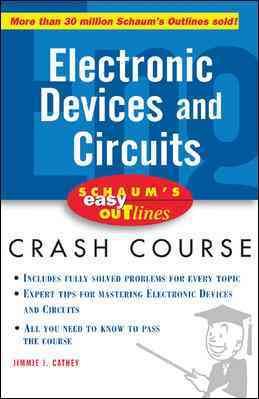 Image du vendeur pour Schaum's Easy Outlines Electronic Devices And Circuits mis en vente par GreatBookPricesUK