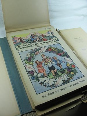Deutsche Kinderwelt. Fast kompletter Jahrgang 1937 in originaler Flügelmappe.