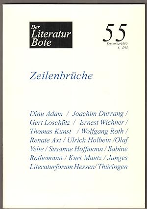 Seller image for Der Literaturbote. Nr. 55, September 1999. for sale by Antiquariat Neue Kritik