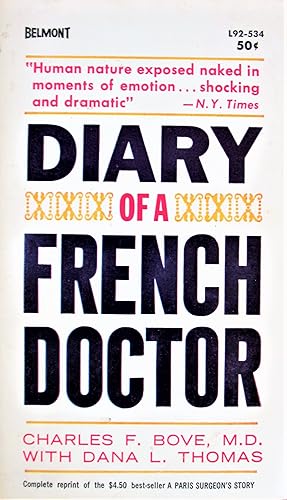 Bild des Verkufers fr Diary of a French Doctor zum Verkauf von Ken Jackson