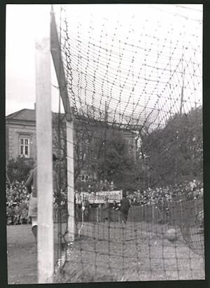 Fotografie Ansicht Wien, Rapidplatz, Fussballspiel Rapid Wien vs Graslitz 1940