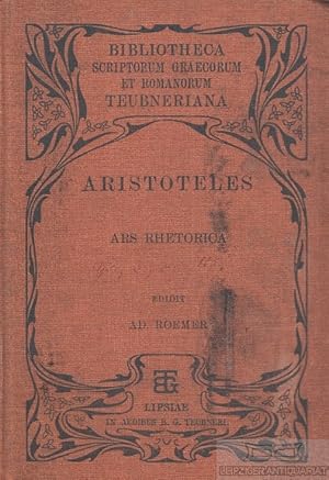 Bild des Verkufers fr Aristotelis Ars Rhetorica Iterum edidit Dr. Adolphus Roemer zum Verkauf von Leipziger Antiquariat