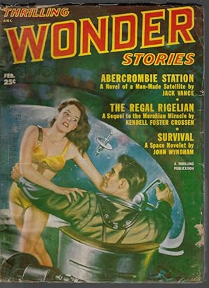 Image du vendeur pour THRILLING WONDER Stories: February, Feb. 1952 ("Abercrombie Station") mis en vente par Books from the Crypt