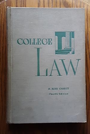 Image du vendeur pour College Law mis en vente par Grandma Betty's Books