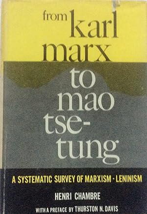 Bild des Verkufers fr from Karl Marx to Mao tse - tung zum Verkauf von Jay's Basement Books