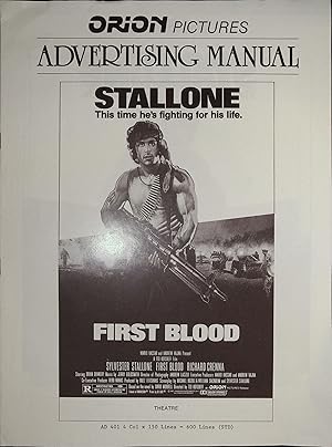 Bild des Verkufers fr First Blood Pressbook 1982 Sylvester Stallone, Brian Dennehy zum Verkauf von AcornBooksNH