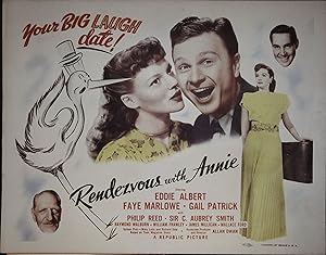 Immagine del venditore per Rebdezvous With Annie Title Card 1946 Eddie Albert, Faye Marlowe venduto da AcornBooksNH