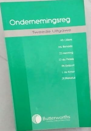 Seller image for Ondernemingsreg - Tweede Uitgawe for sale by Chapter 1