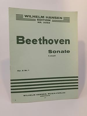 Bild des Verkufers fr Beethoven - Sonate f- moll. Op. 2 Nr. 1. Wilhelm Hansen Edition Nr. 3362. zum Verkauf von ANTIQUARIAT Franke BRUDDENBOOKS