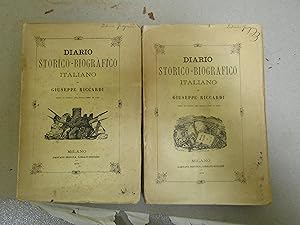 Bild des Verkufers fr DIARIO STORICO - BIOGRAFICO ITALIANO zum Verkauf von Amarcord libri