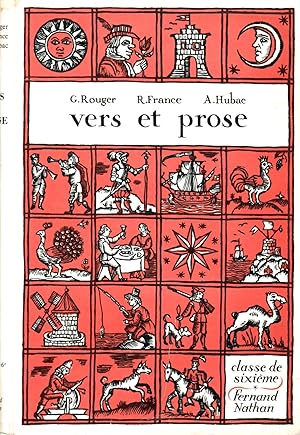 Seller image for Vers et prose.Classe de sixieme for sale by JP Livres