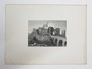 Imagen del vendedor de Corfe Castle c.1891 Engraving after Turner (Royal Gallery of Art) a la venta por Maynard & Bradley