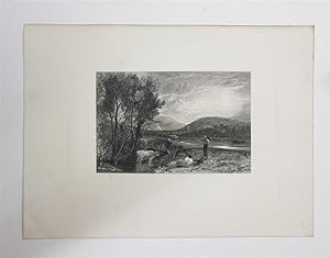 Imagen del vendedor de Lulworth Castle c.1891 Engraving after Turner (Royal Gallery of Art) a la venta por Maynard & Bradley