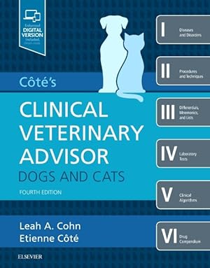 Immagine del venditore per Cote's Clinical Veterinary Advisor: Dogs and Cats venduto da GreatBookPricesUK