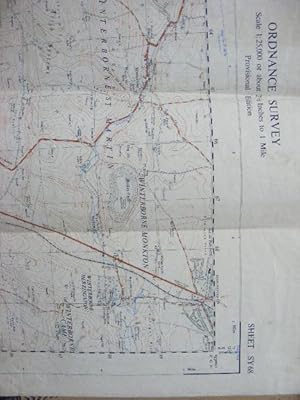 1:25000 Map Sheet SY 68 Provisional Edition [Weymouth North & Dorchester South]