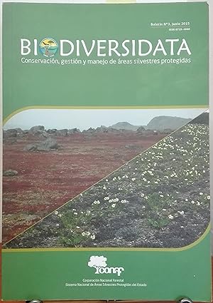 Biodiversidata N°3.- Junio 2015. Conservcación, gestión y manejo de áreas silvestres protegidas