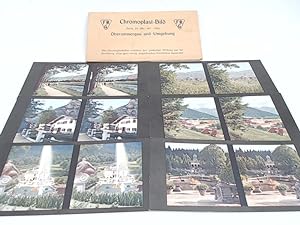 Chromoplast-Bild Serie 29, Oberammergau und Umgebung, No. 187-192. (Zur Verwendung in einem Stere...