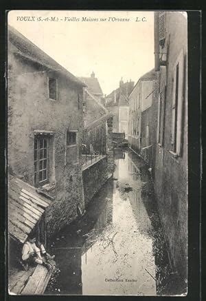 Carte postale Voulx, Vieilles Maisons sur L`Orvanne